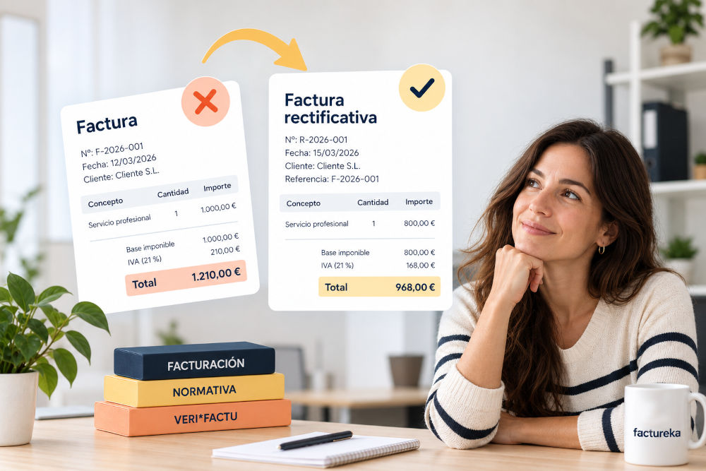 Factura rectificativa: qué es, cuándo hacerla y ejemplos
